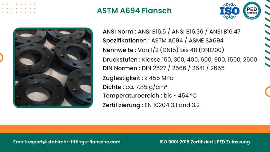 ASTM A694 Flansch