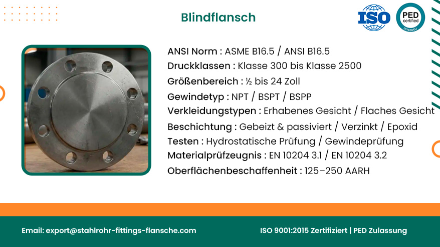 Blindflansch