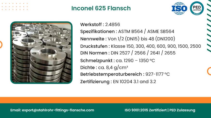 Inconel 625 Flansch
