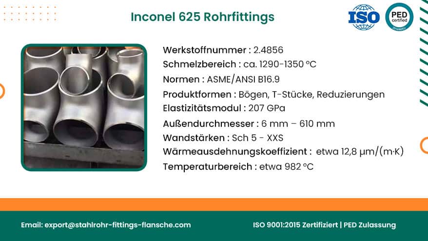Inconel 625 Rohrverschraubungen