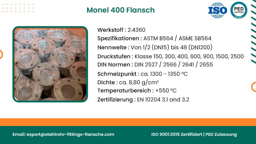 Monel 400 Flansch
