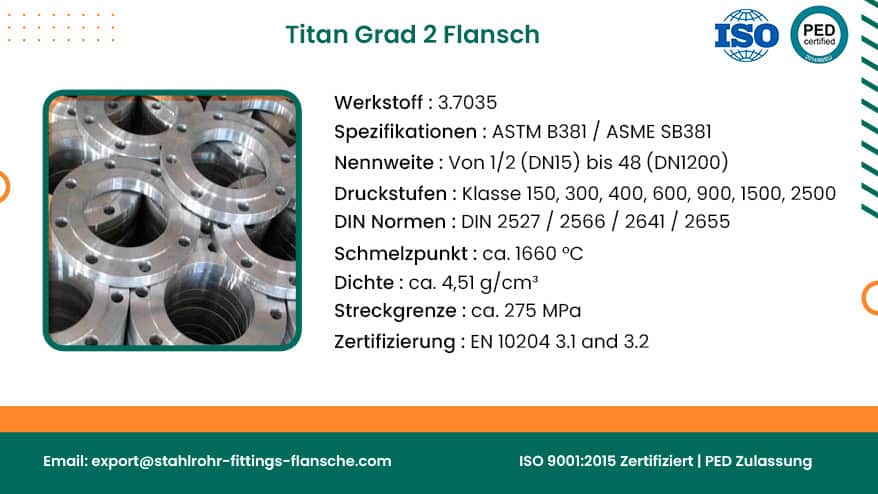Titan Grad 2 Flansch
